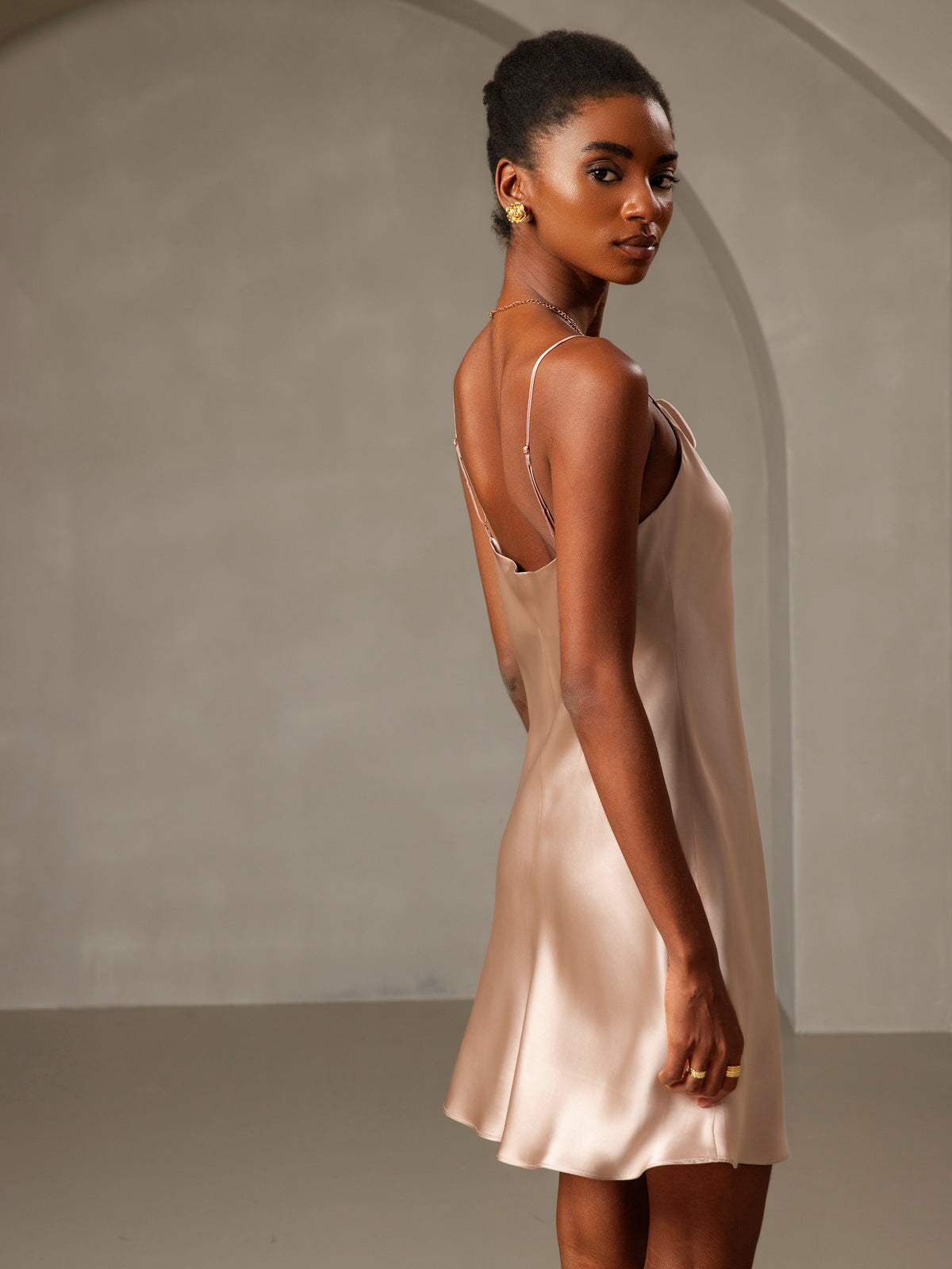 [Blek Mauve] SilkSilky-NO Dress 002