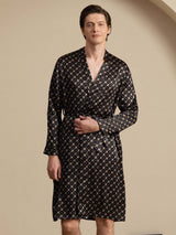 [Svart Kjede] SilkSilky-NO Long Sleeve Mens Robe 002
