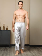 [Grå] SilkSilky-NO Mens Sleep Bottoms 003,