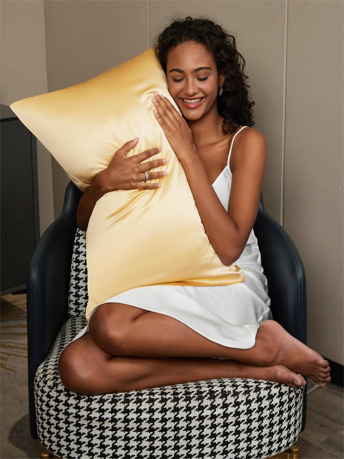 [Champagne] SilkSilky-NO 19Momme Pillowcase 002