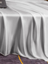 [Sølv] SilkSilky-NO 25Momme Bedding Set 005