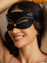 [Svart] SilkSilky-NO Silke Eye Mask 002