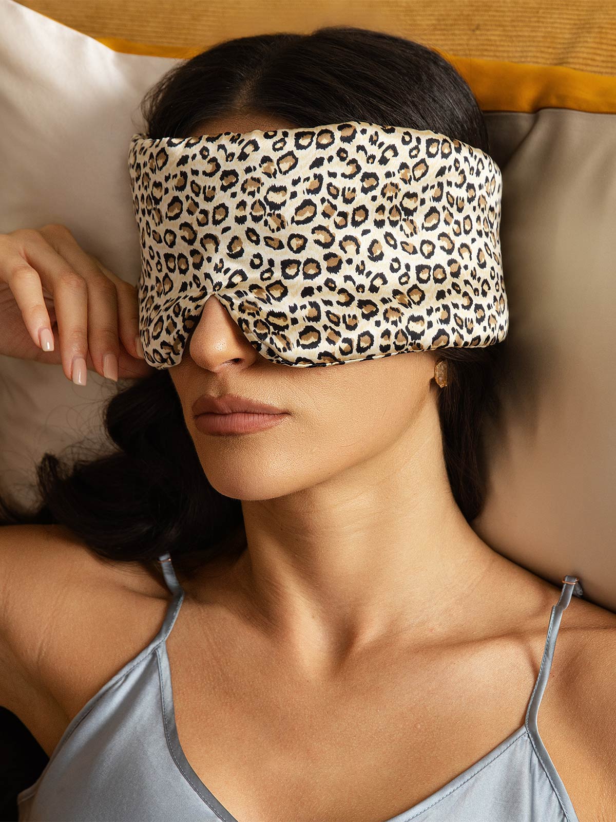 [Leopard] SilkSilky-NO 19Momme Eye Mask 004