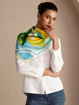 [Blå Sitron] SilkSilky-NO Scarf 004