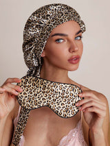 SilkSilky-NO Silke Sleep Cap Leopard 001