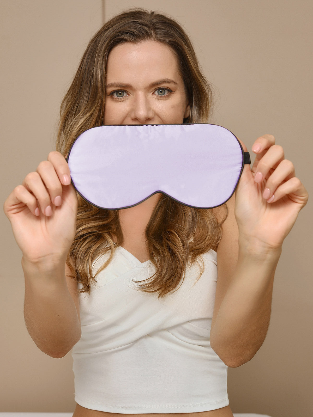 [Lavendel] SilkSilky-NO 19Momme Eye Mask 004
