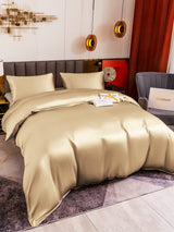 [Beige] SilkSilky-NO 19Momme Sengesett 004
