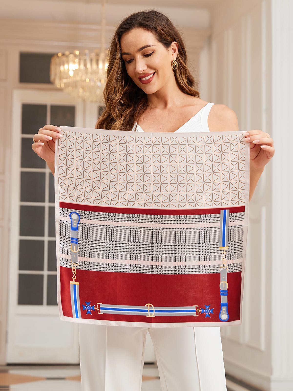 [P037] SilkSilky-NO Pure Silk Scarf 003