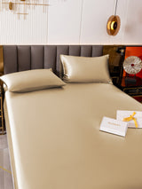 [Beige] SilkSilky-NO 19Momme Sengesett 004