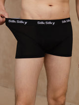 [Svart] SilkSilky-NO Mens Underwear 003