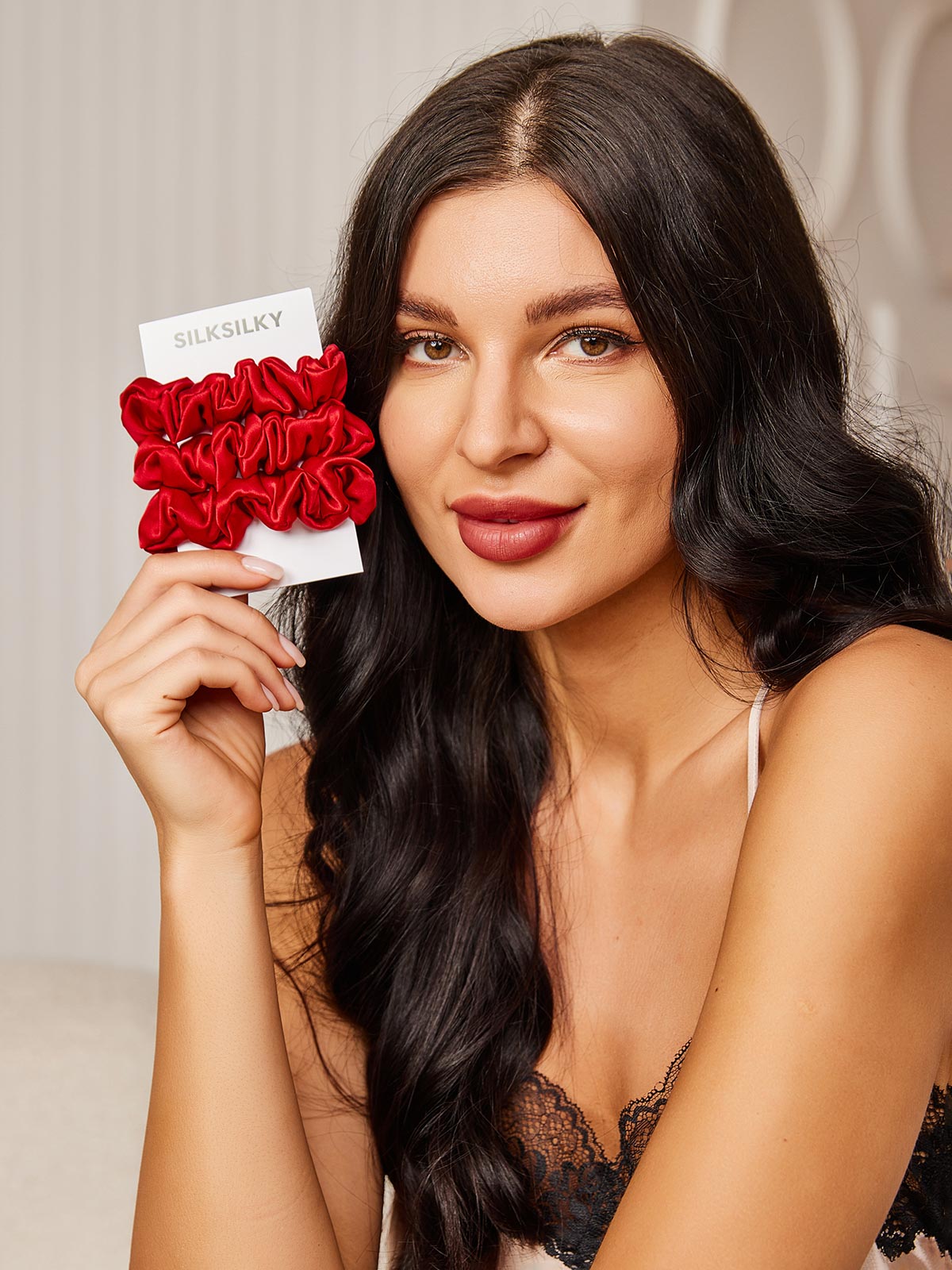 [Vin] SilkSilky-NO 19Momme Scrunchie 001