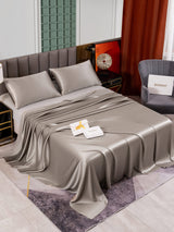 [Grå] SilkSilky-NO 25Momme Bedding Set 002
