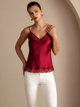 [Vin] SilkSilky-NO V Neck Camisole Topp 003