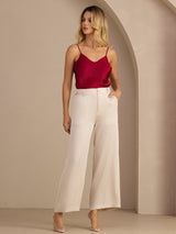 [Vin] SilkSilky-NO Spaghetti Strap V Neck Camisole Topp 007