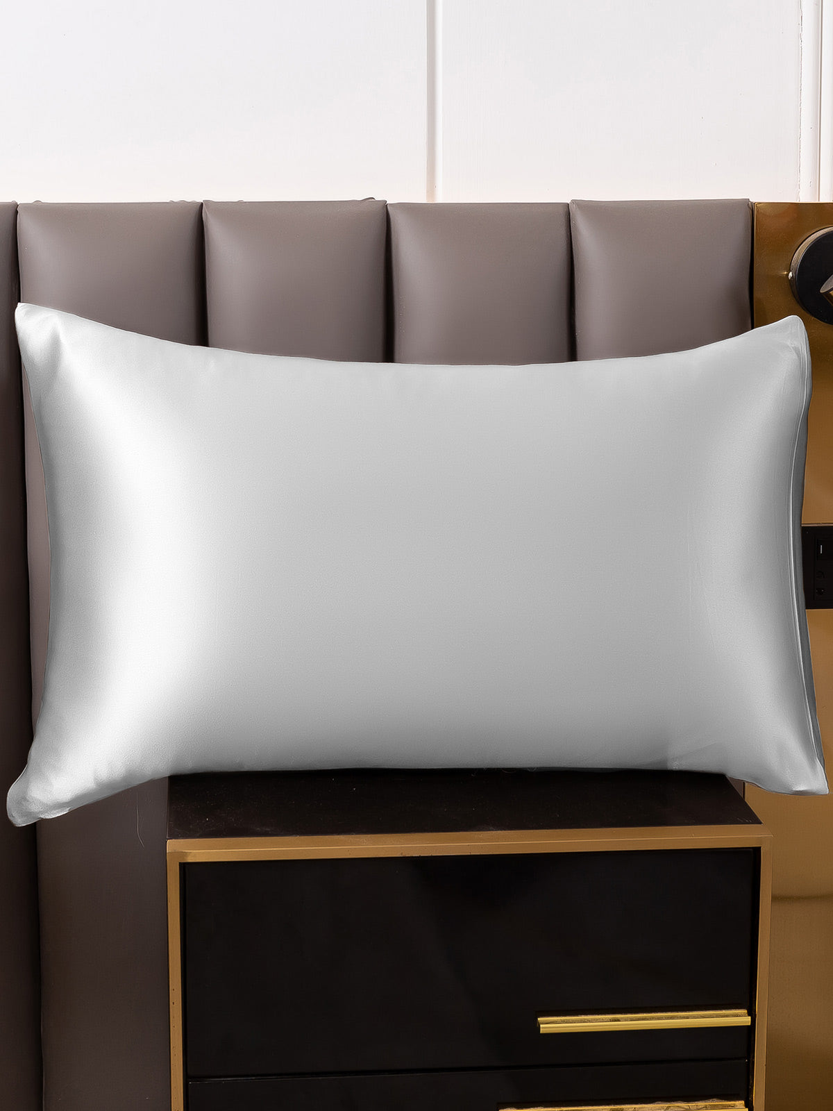 [Sølv] SilkSilky-NO 22Momme Pillowcase 001