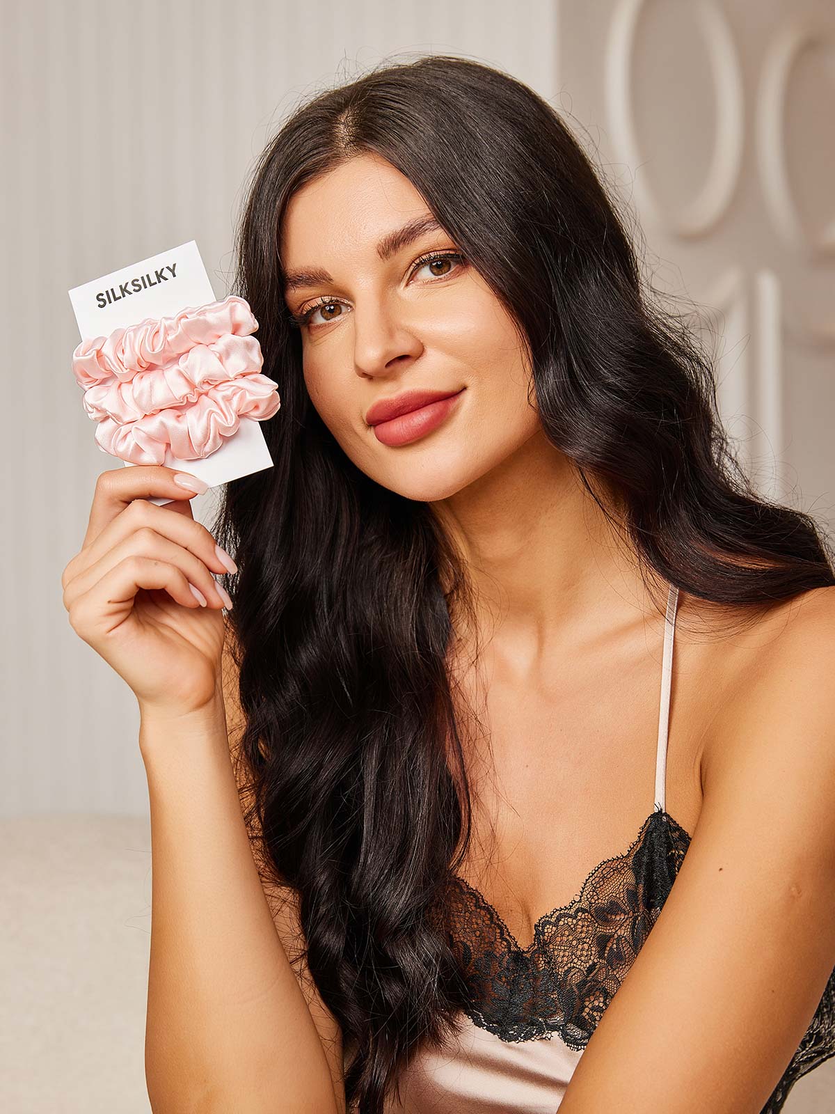 [Lyserosa] SilkSilky-NO 19Momme Scrunchie 001