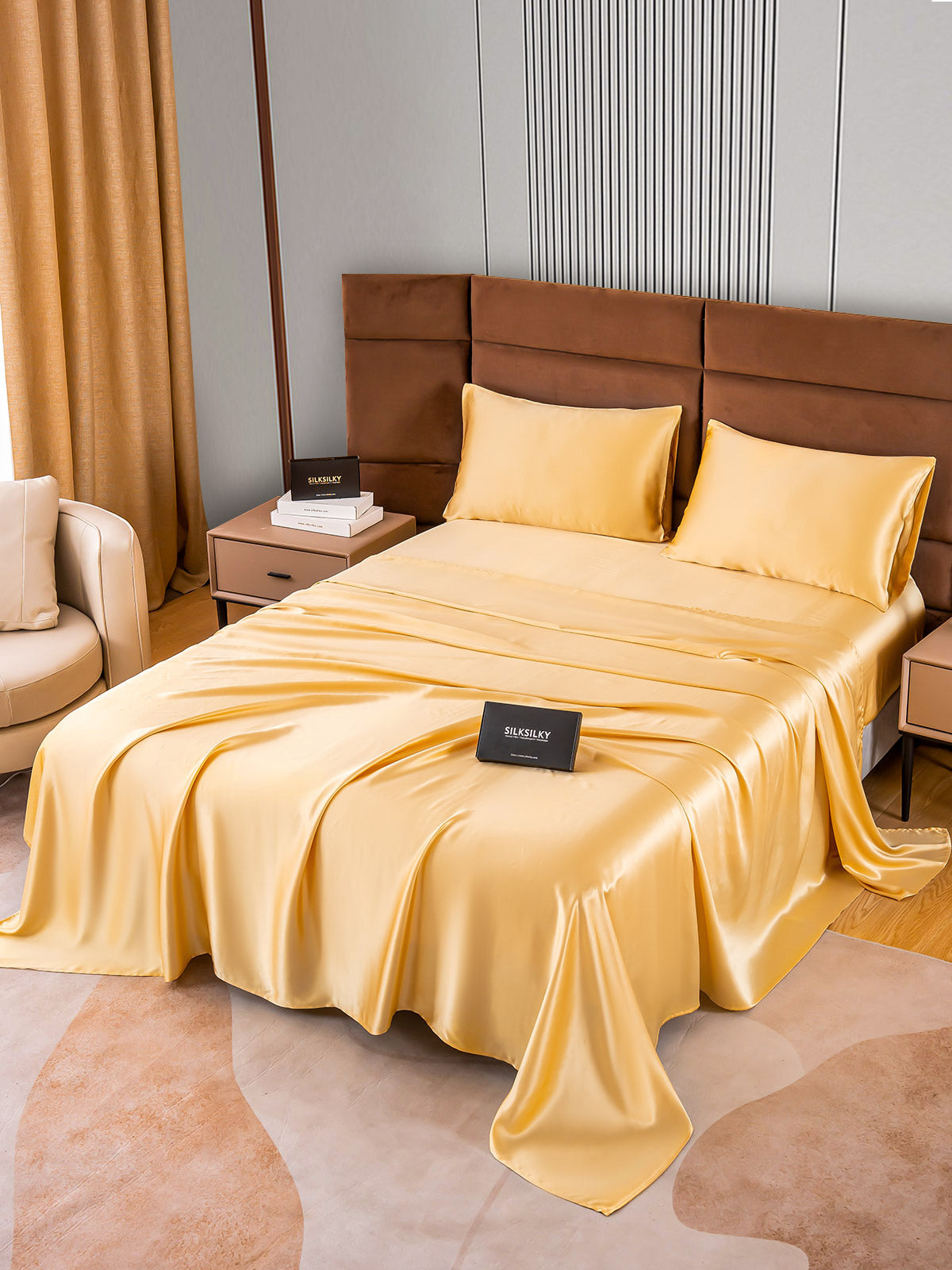 [Champagne] SilkSilky-NO 22Momme Bedding Set 002