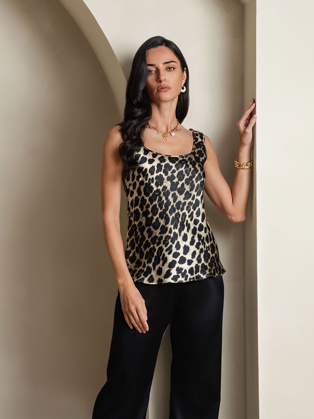 [Leopard] SilkSilky-NO 19Momme Silke Camisoles 005,