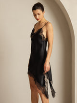 [Svart] SilkSilky-NO Silke Dress 007