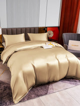 [Beige] SilkSilky-NO 22Momme Bedding Set 004,