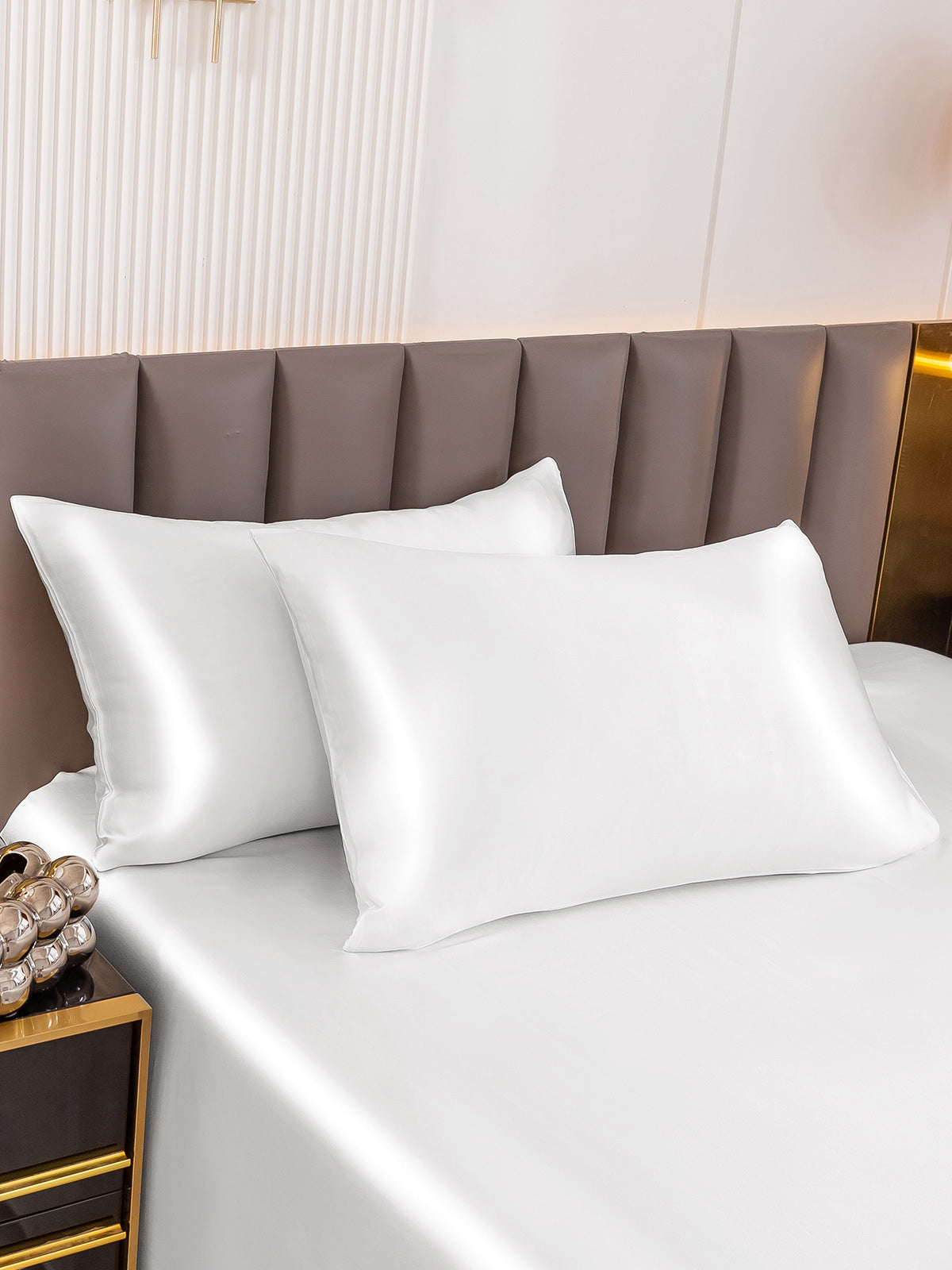 [Hvit] SilkSilky-NO 22Momme Pillowcase 002