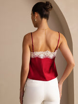 [Vin] SilkSilky-NO V Neck Camisole Topp 002