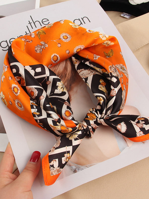 [P035] SilkSilky-NO Pure Silk Scarf 001