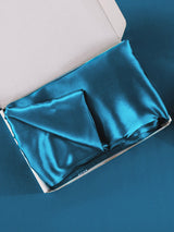 [Blågrønn] SilkSilky-NO 19Momme Pillowcase 005