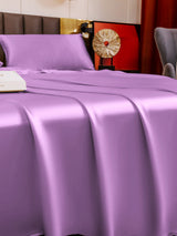 [Lavendel] SilkSilky-NO 19Momme Sengesett 003