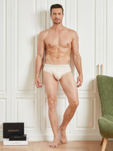 [Beige] SilkSilky-NO Undertøy for Menn 006