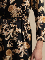[Svart Drage] SilkSilky-NO Long Sleeve Mens Robe 007