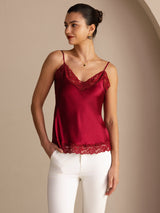 [Vin] SilkSilky-NO V Neck Camisole Topp 001