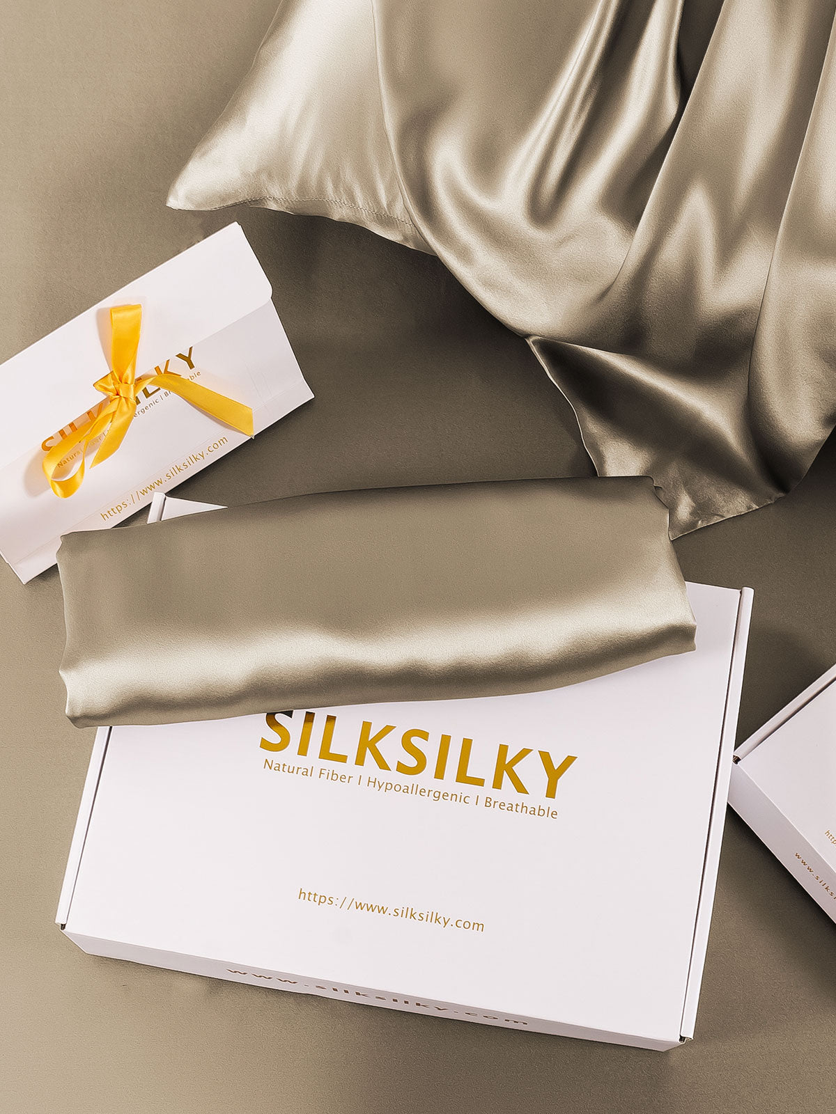 [Kaki] SilkSilky-NO 19Momme Pillowcase 006