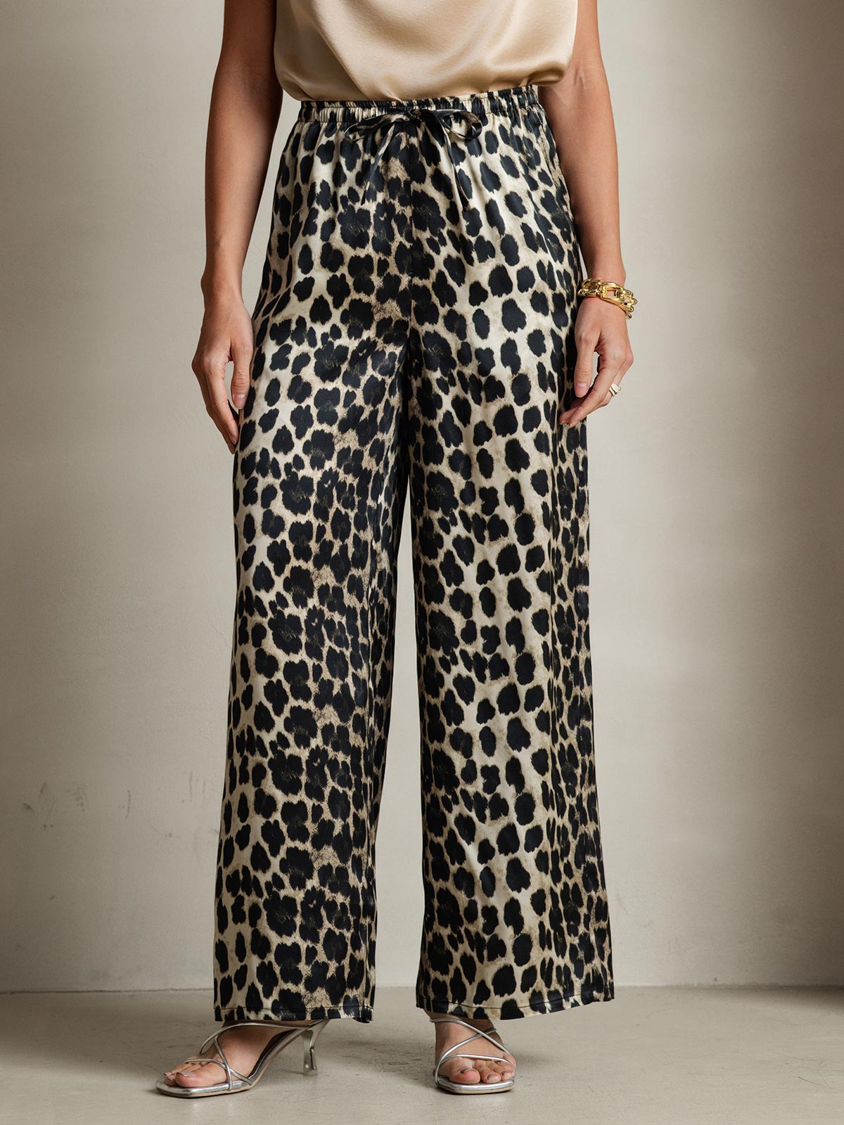 [Leopard] SilkSilky-NO Womens Pants 005