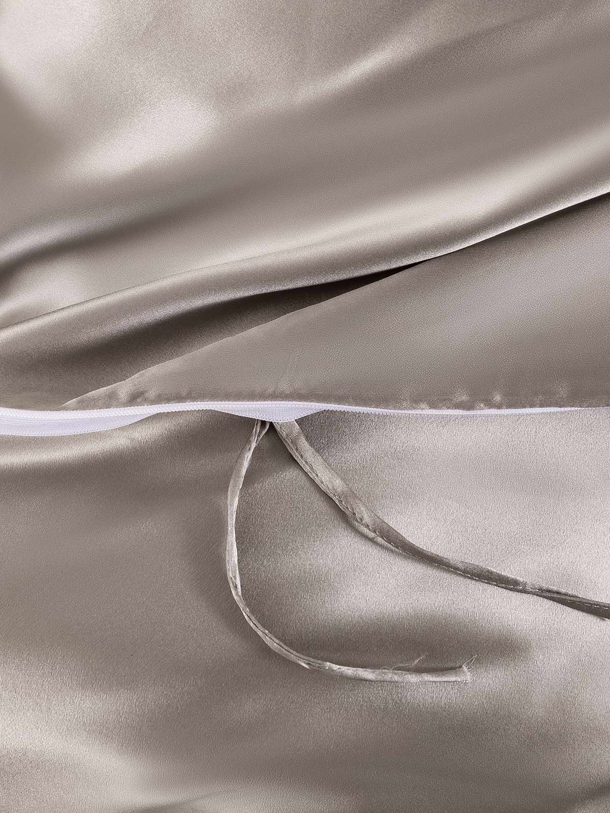 [Grå] SilkSilky-NO 19Momme Bedding Set 007