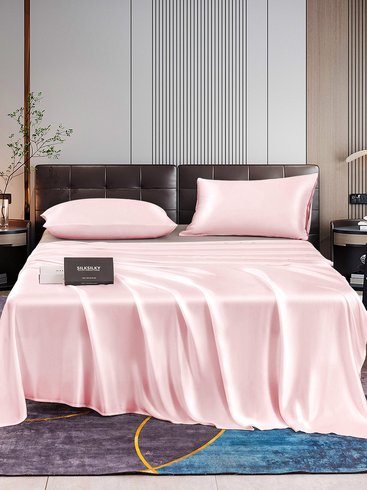 [Rosa] SilkSilky-NO 22Momme Bedding Set 001