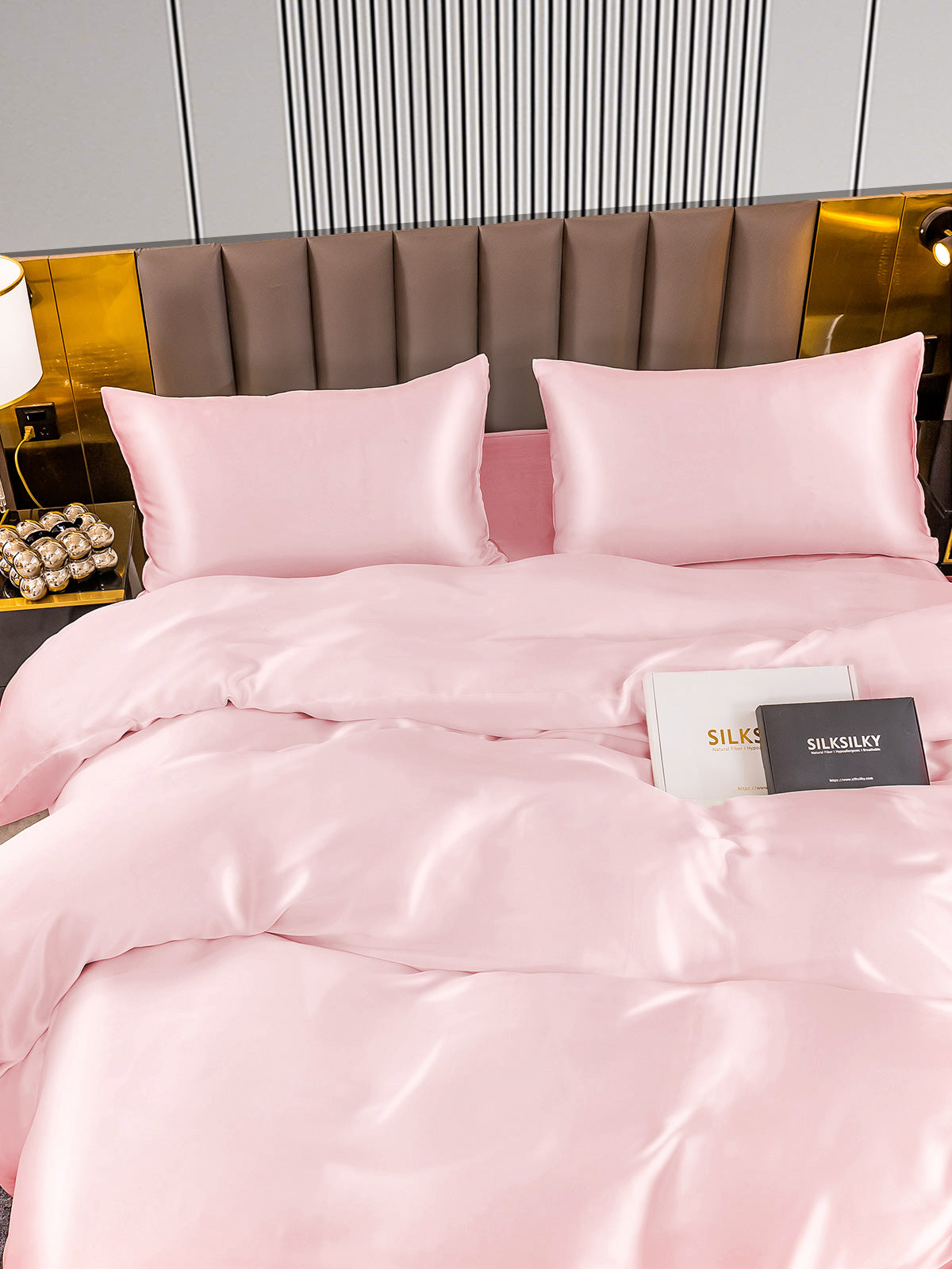 [Rosa] SilkSilky-NO 22Momme Bedding Set 005