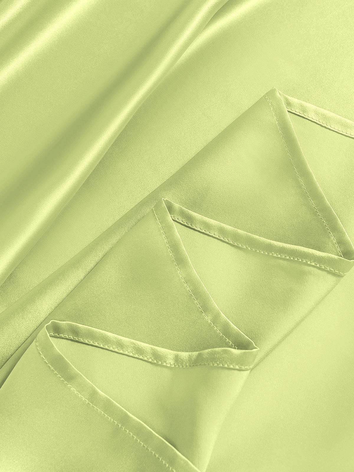 [Mintgrønn] SilkSilky-NO 19Momme Pure Silk Bedding Set 006