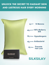 [Mintgrønn] SilkSilky-NO 19Momme Pillowcase 003