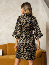 [Leopard] SilkSilky-NO Womens Robe 002,