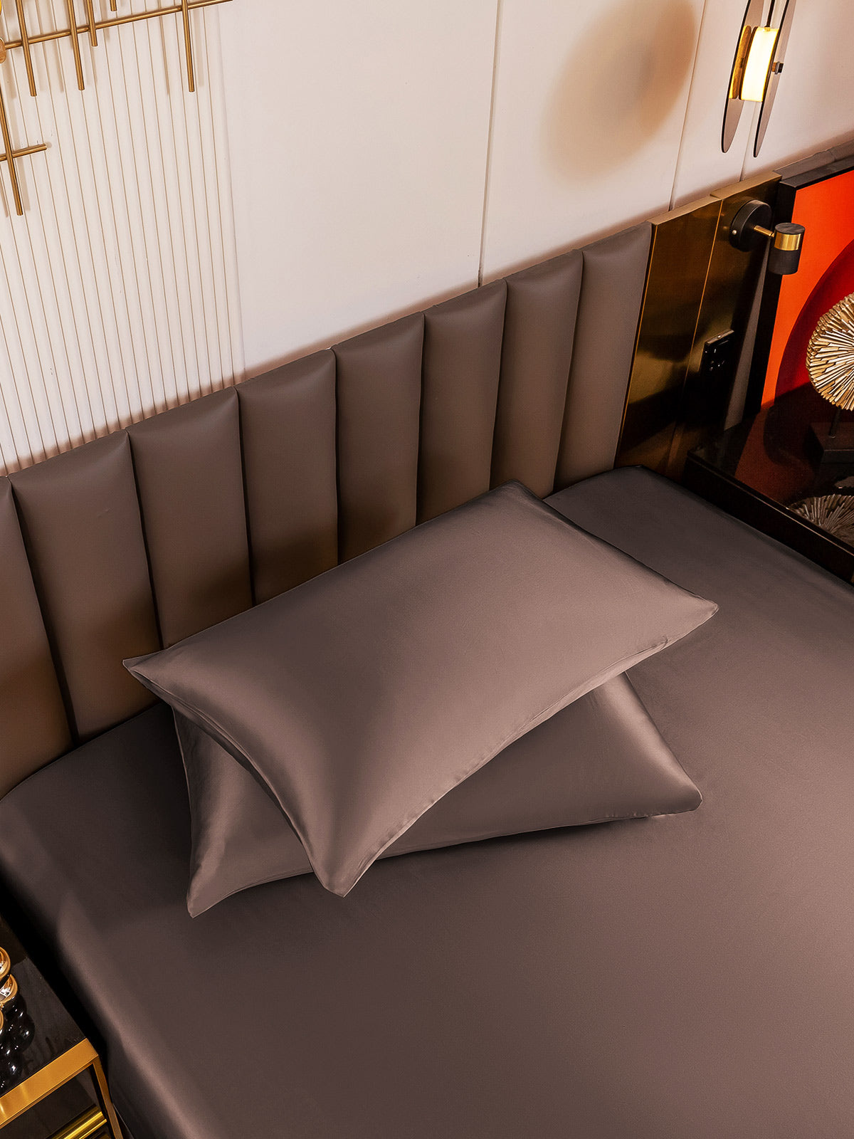 [Brun] SilkSilky-NO 19Momme Pillowcase 004