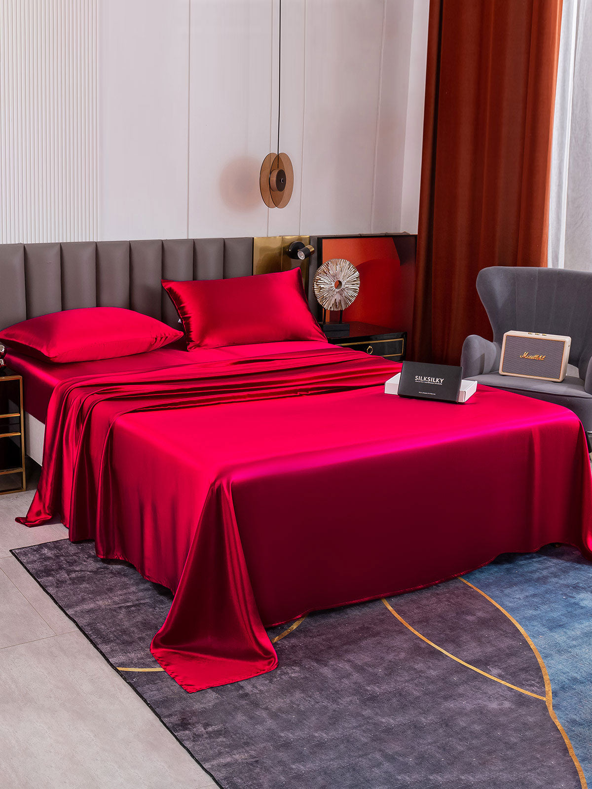 [Vin] SilkSilky-NO 19Momme Bedding Set 005