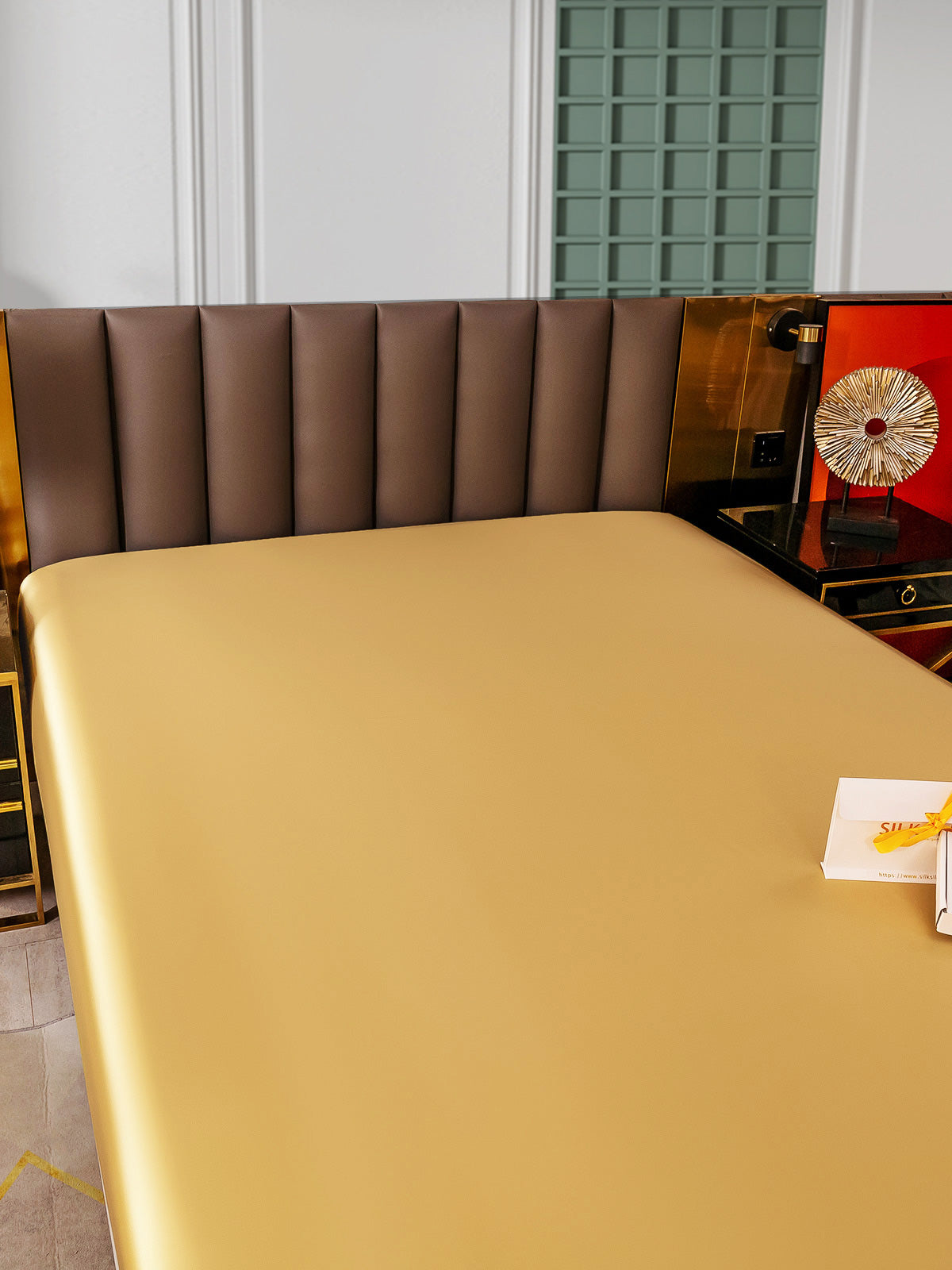 [Champagne] SilkSilky-NO 25Momme Sheet 005