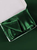[Mørk Grønn] SilkSilky-NO 22Momme Pillowcase 006