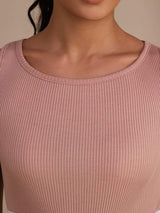 [Rosa] SilkSilky-NO Sleeveless Crew Neck Camisole Topp 006
