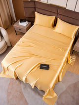 [Champagne] SilkSilky-NO 19Momme Sengesett 005