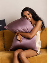[Mørklilla] SilkSilky-NO 19Momme Pillowcase 002