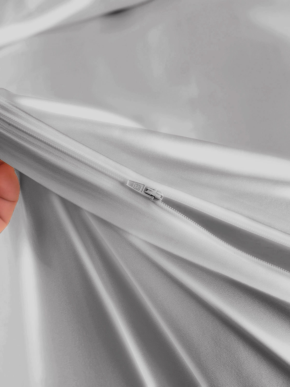 [Sølv] SilkSilky-NO 19Momme Duvet Cover 005