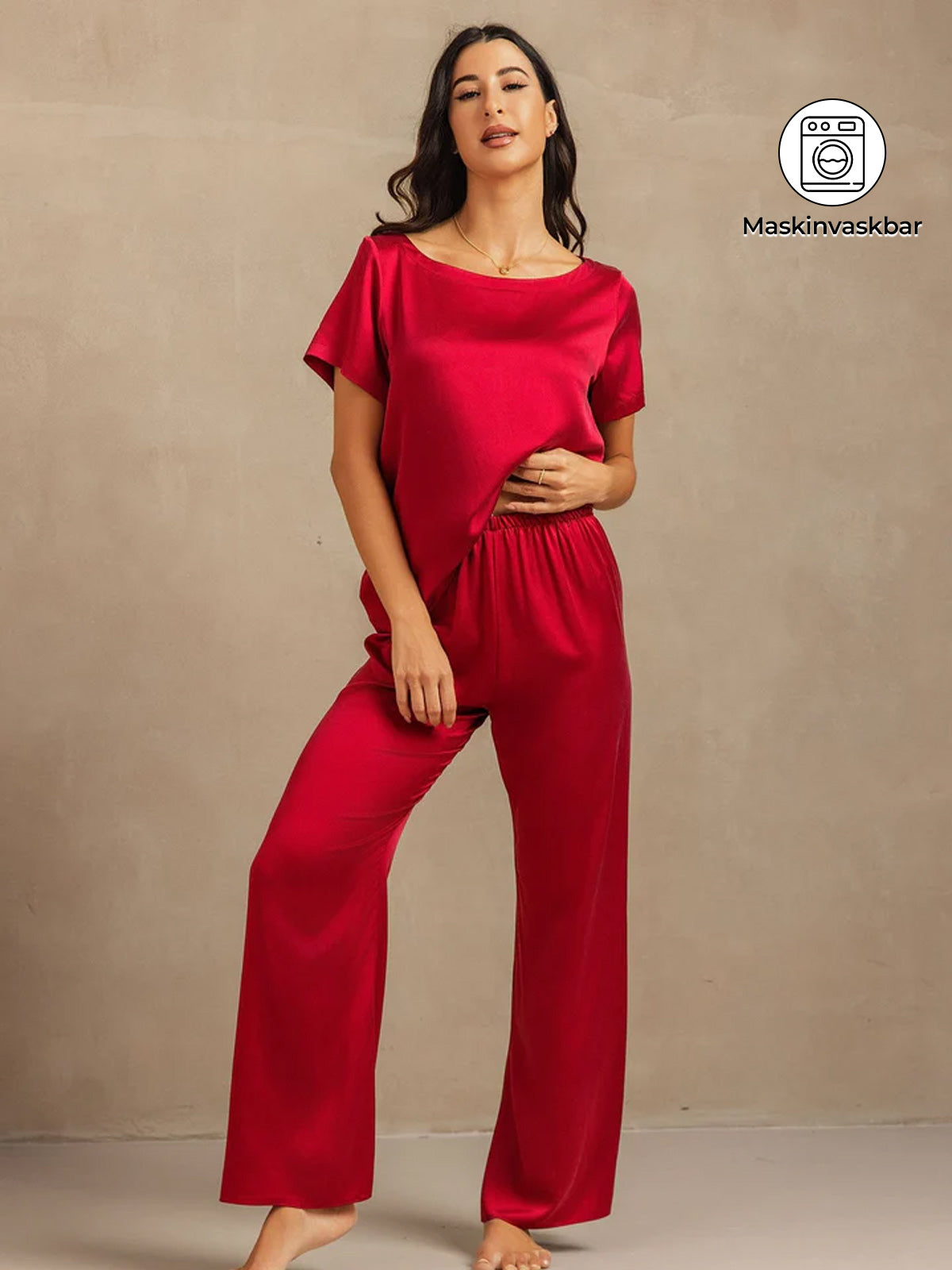 [Vin] SilkSilky-NO 19Momme Silke Womens Pajamas 001