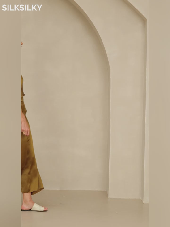 SilkSilky-NO 19Momme Silke Skirt-video-001